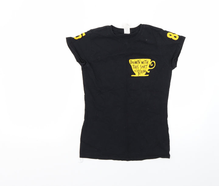 Gildan Womens Black Basic T-Shirt Size S