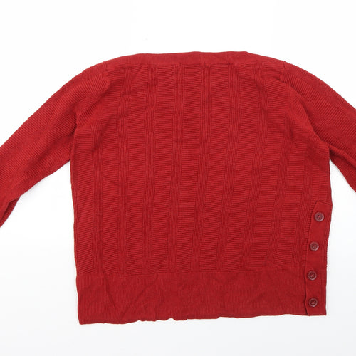 Marks and Spencer Womens Orange   Pullover Jumper Size 12
