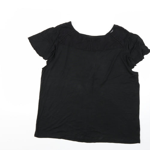 Klass Womens Black   Basic Blouse Size 2XL