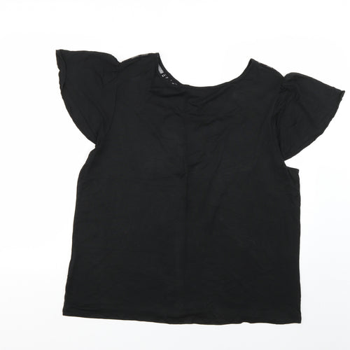 Klass Womens Black   Basic Blouse Size 2XL