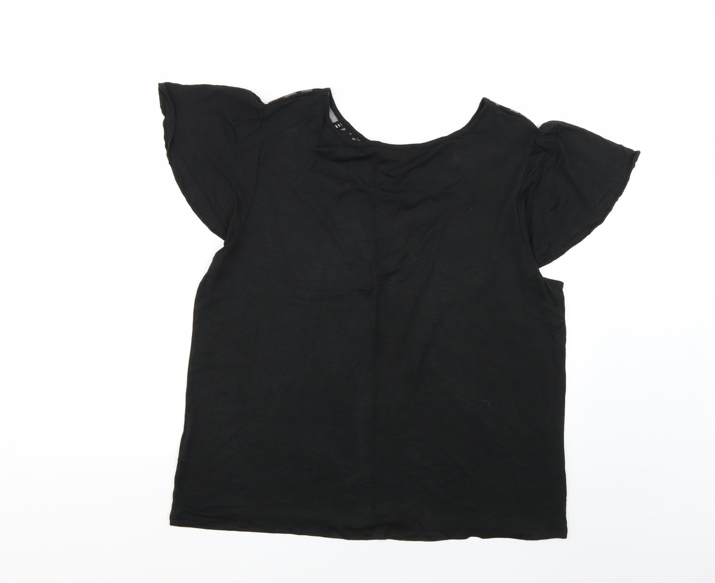Klass Womens Black   Basic Blouse Size 2XL