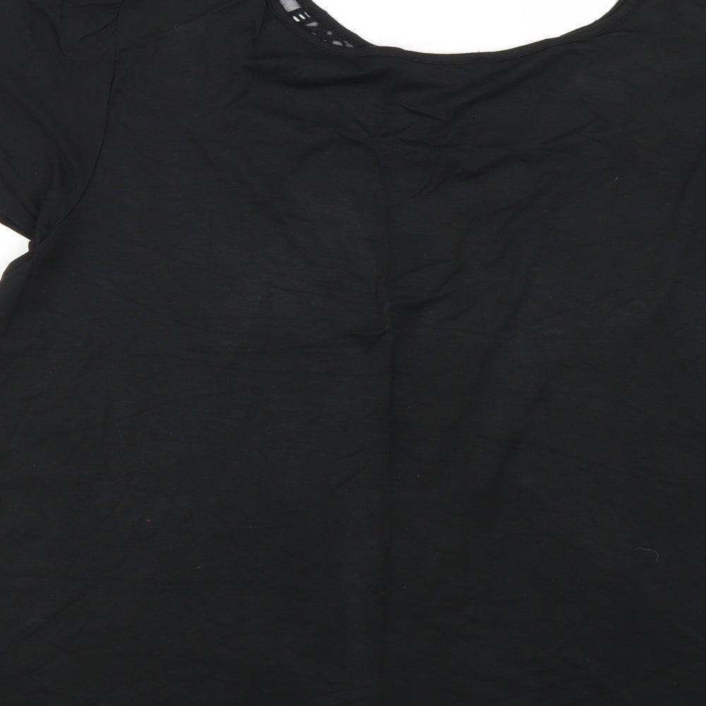 Klass Womens Black   Basic Blouse Size 2XL
