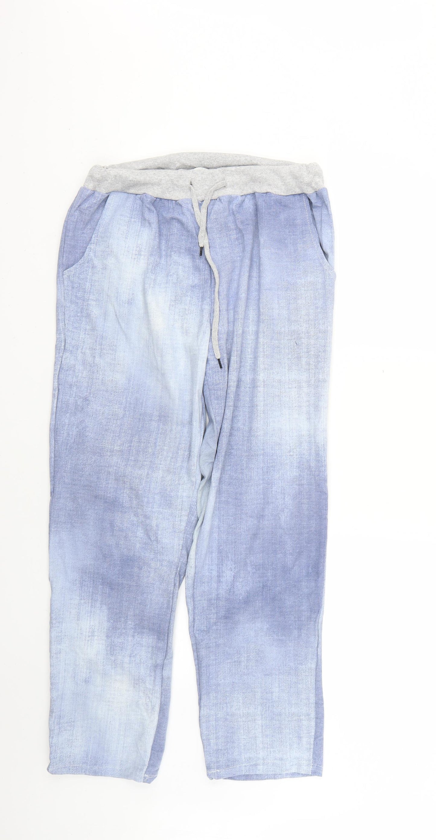 Preworn Womens Blue   Jogger Trousers Size 2XL L25 in