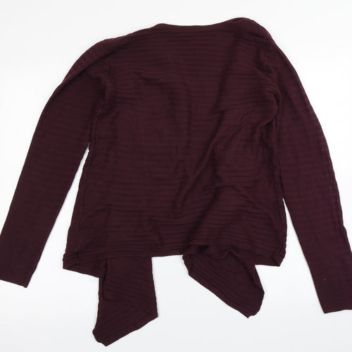 Select Womens Purple  Knit Cardigan Jumper Size 10