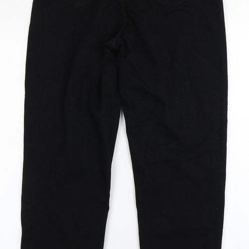 In the Style Womens Black  Denim Mom Jeans Size 10 L27 in