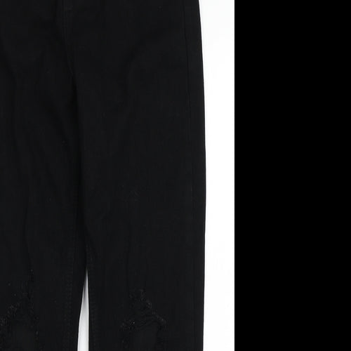 In the Style Womens Black  Denim Mom Jeans Size 10 L27 in