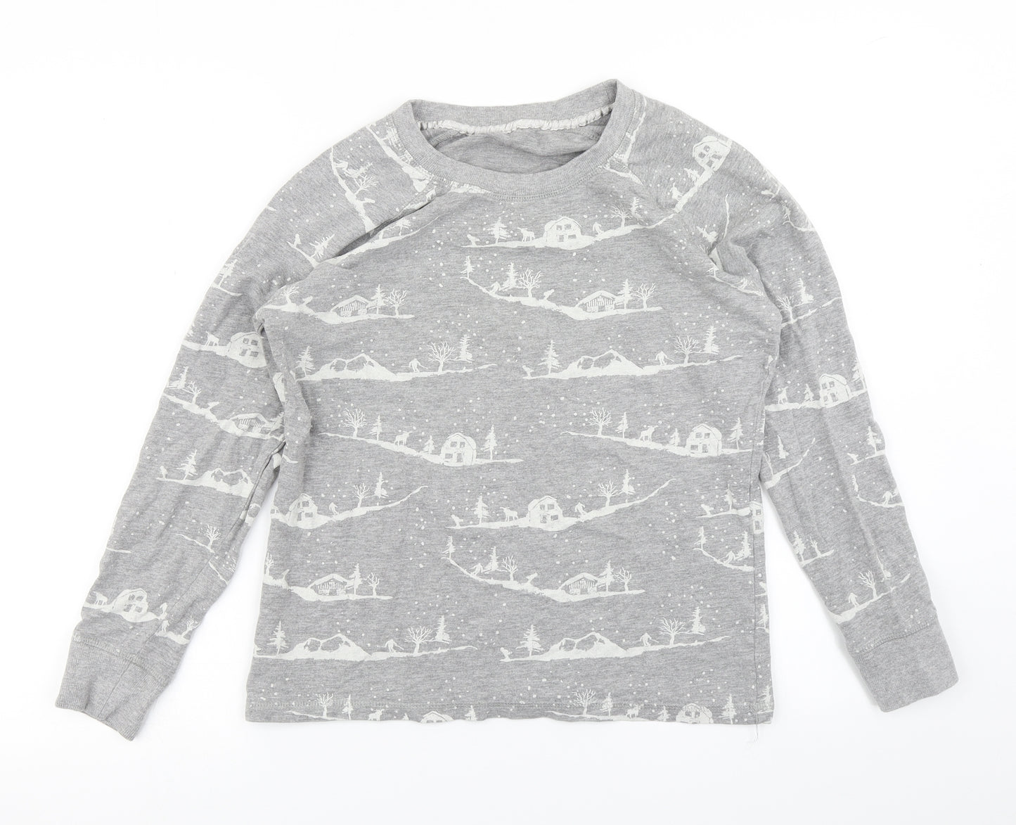 George Womens Grey   Pullover Sweatshirt Size 8