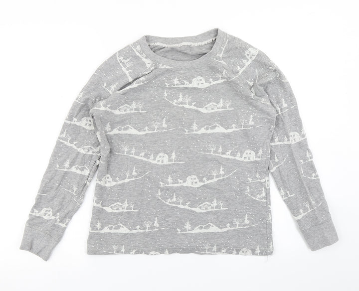George Womens Grey   Pullover Sweatshirt Size 8
