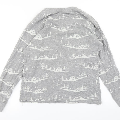 George Womens Grey   Pullover Sweatshirt Size 8