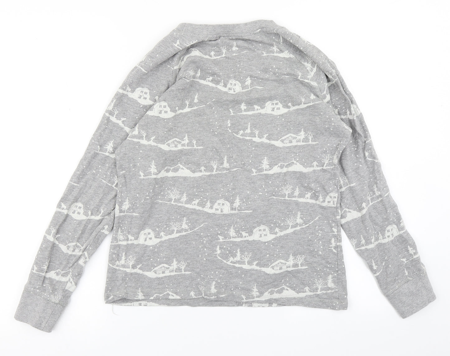 George Womens Grey   Pullover Sweatshirt Size 8