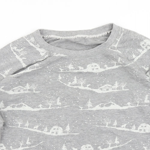 George Womens Grey   Pullover Sweatshirt Size 8