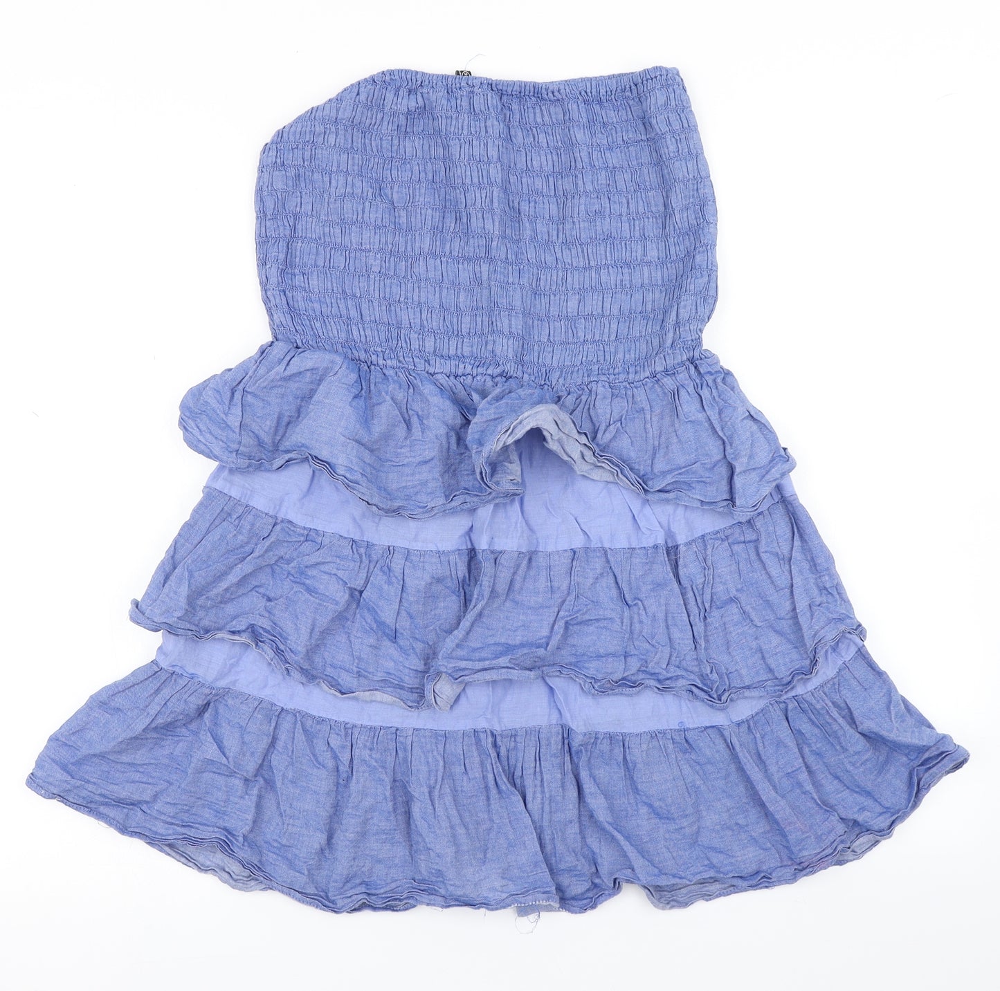Atmosphere Womens Blue  Denim A-Line  Size 10  - Bandeau