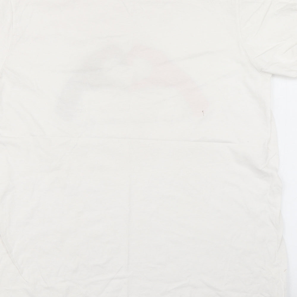 Gildan Womens White   Basic T-Shirt Size M