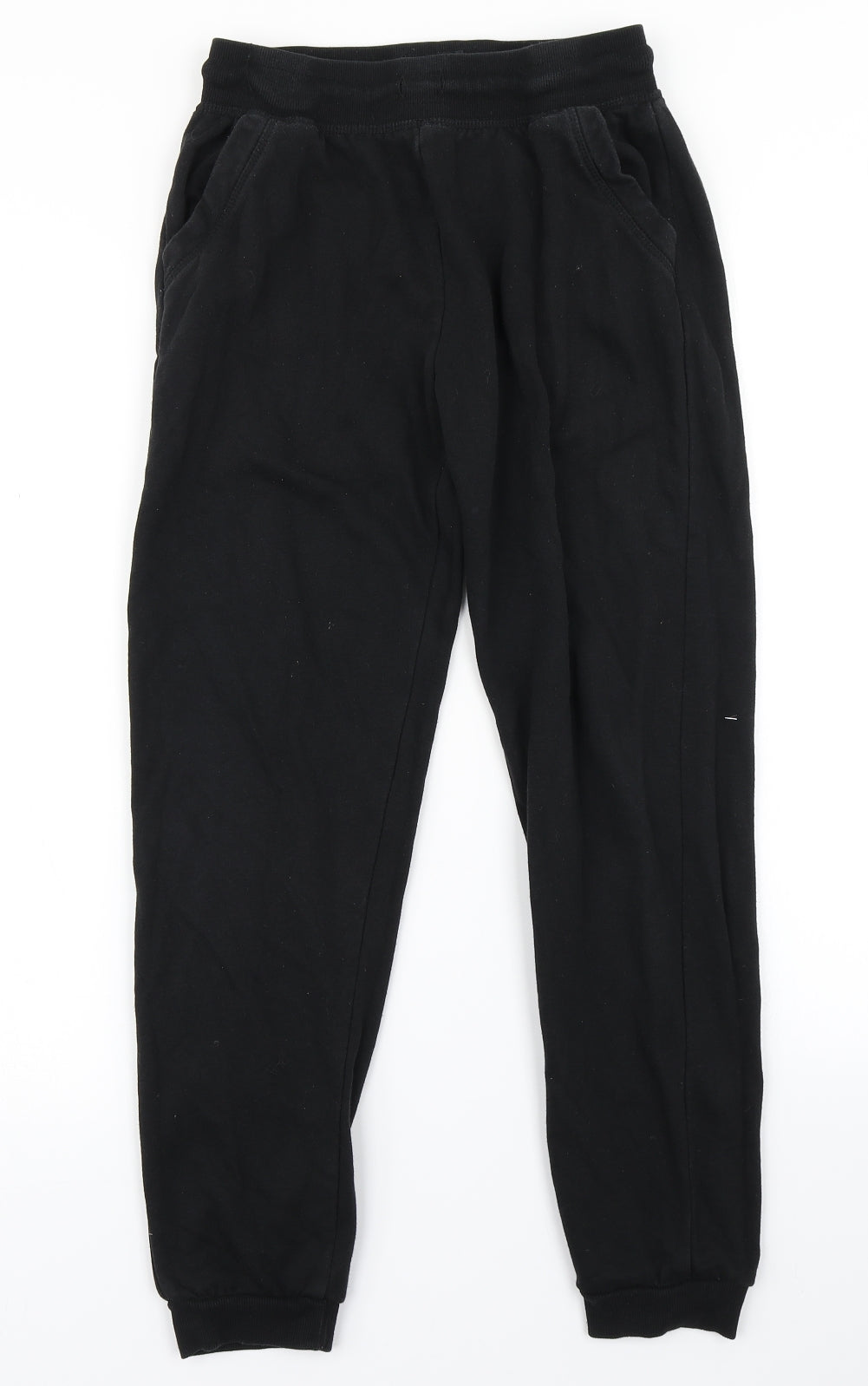Primark Boys Black   Jogger Trousers Size 11-12 Years