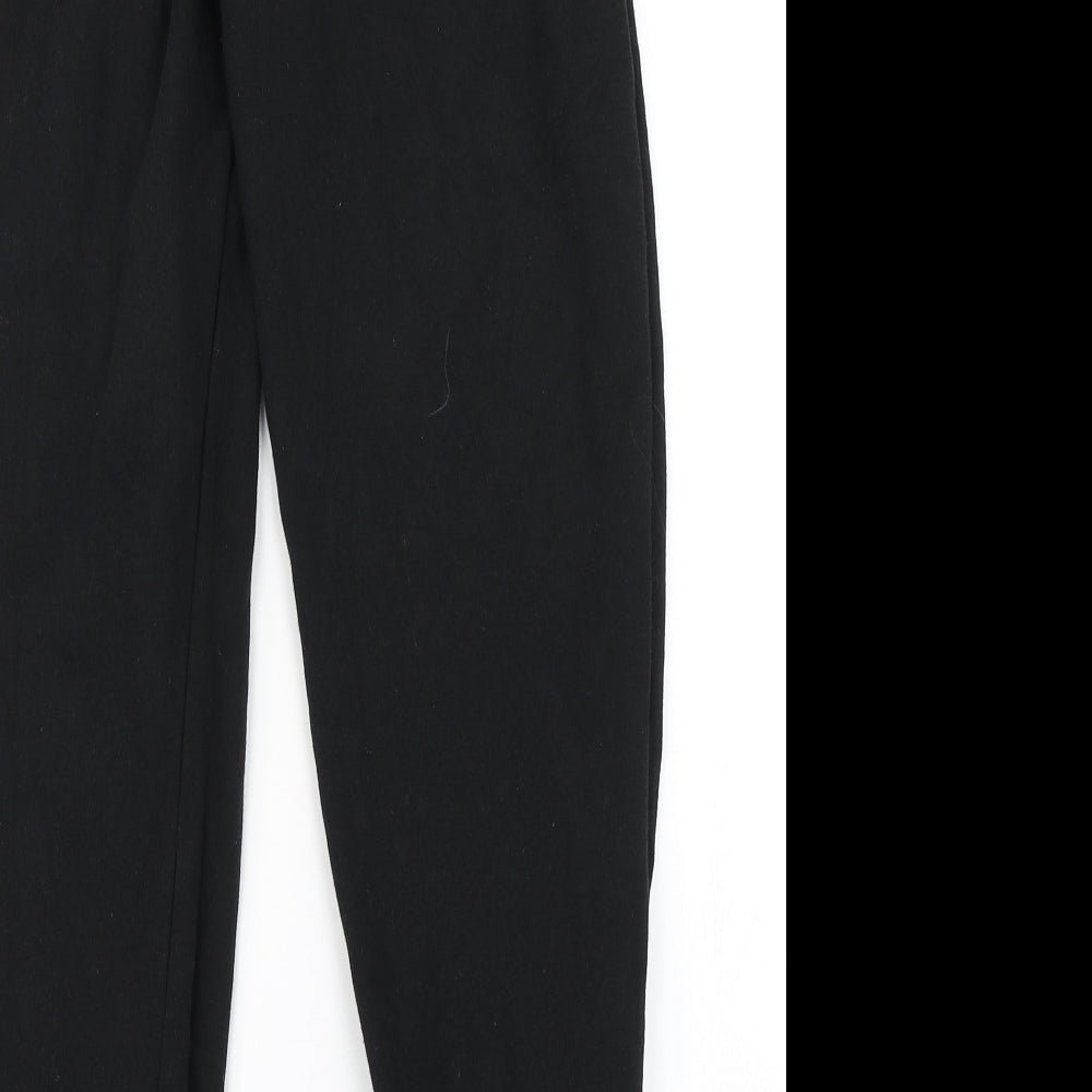 Primark Boys Black   Jogger Trousers Size 11-12 Years
