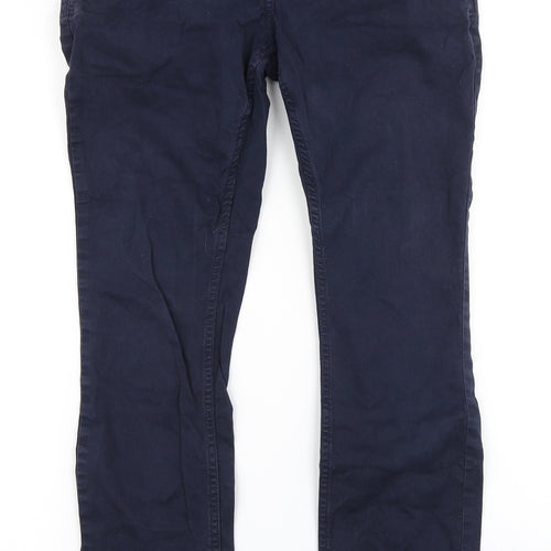 NEXT Womens Blue   Chino Trousers Size 8 L26 in
