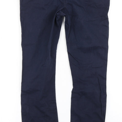 NEXT Womens Blue   Chino Trousers Size 8 L26 in