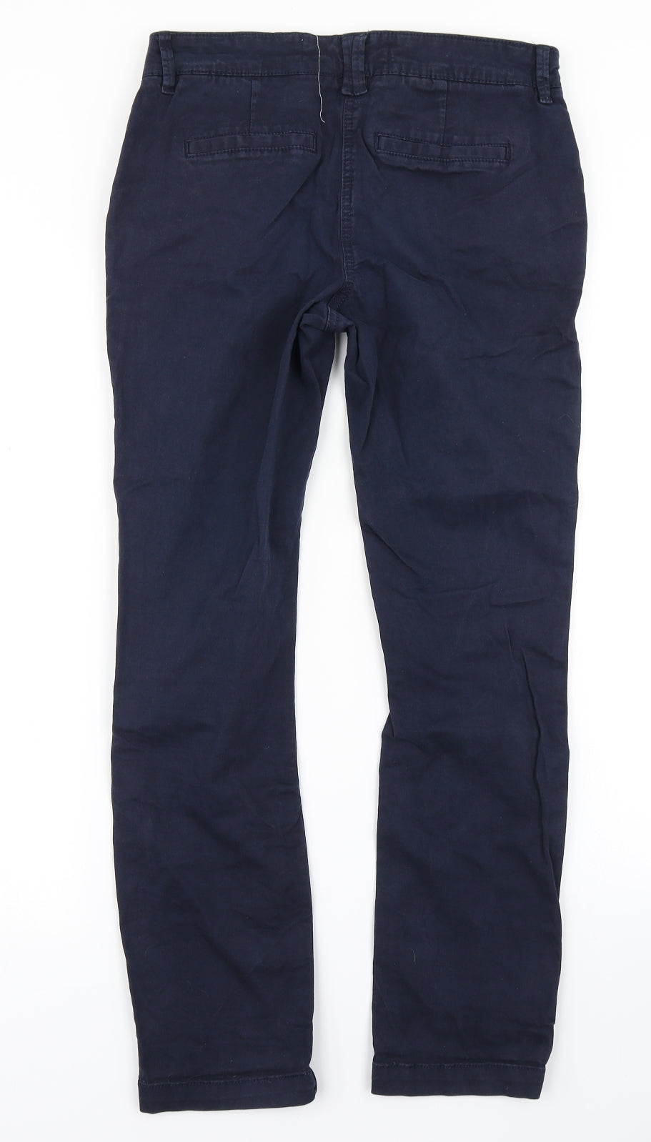 NEXT Womens Blue   Chino Trousers Size 8 L26 in