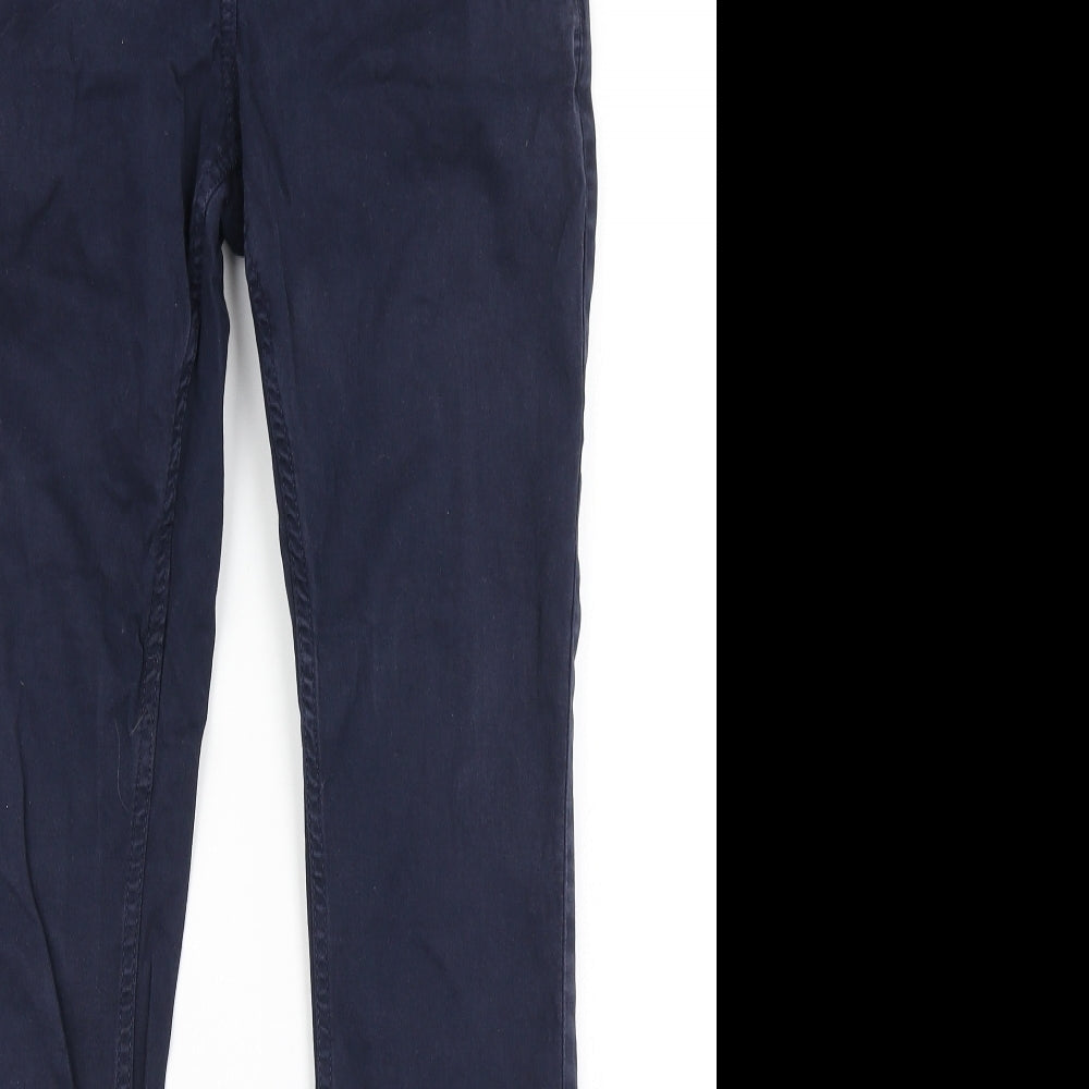 NEXT Womens Blue   Chino Trousers Size 8 L26 in