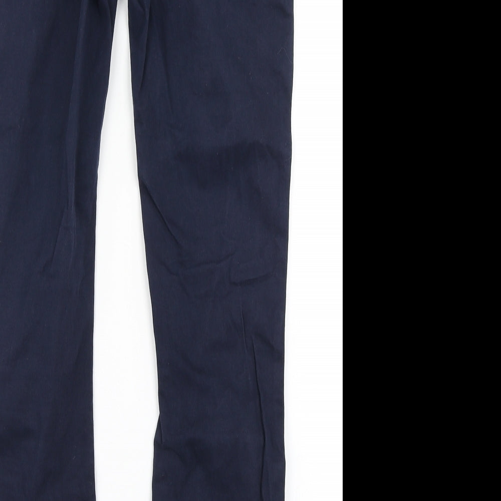 NEXT Womens Blue   Chino Trousers Size 8 L26 in