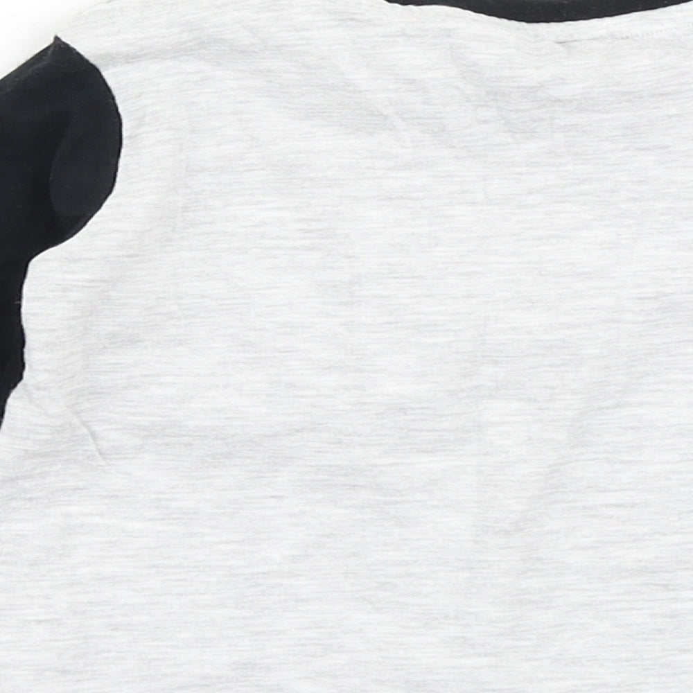 Fred & Flo Boys Grey   Basic T-Shirt Size 12-18 Months