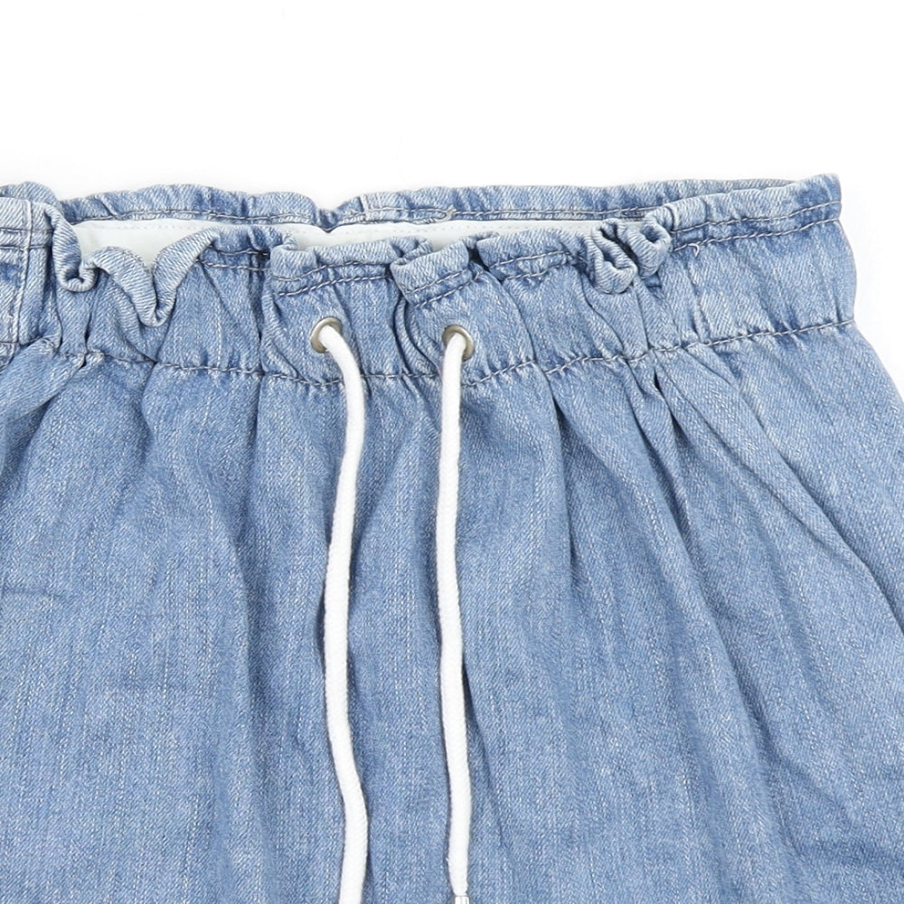 George Womens Blue  Denim A-Line Skirt Size 12