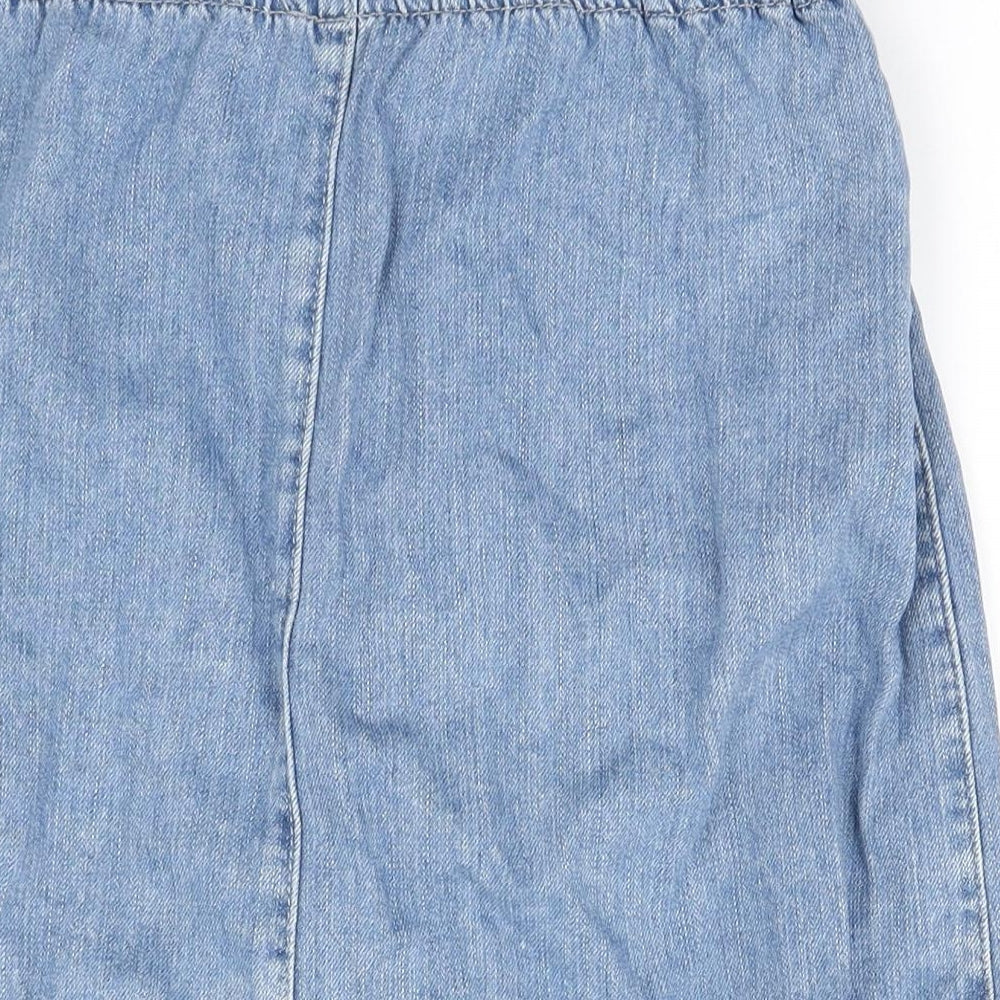 George Womens Blue  Denim A-Line Skirt Size 12