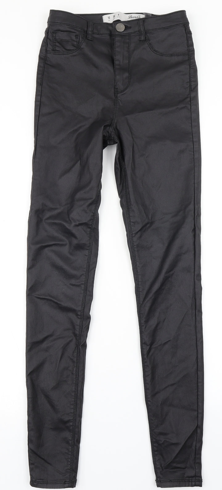 Denim Co Womens Black   Skinny Jeans Size 10 L29 in