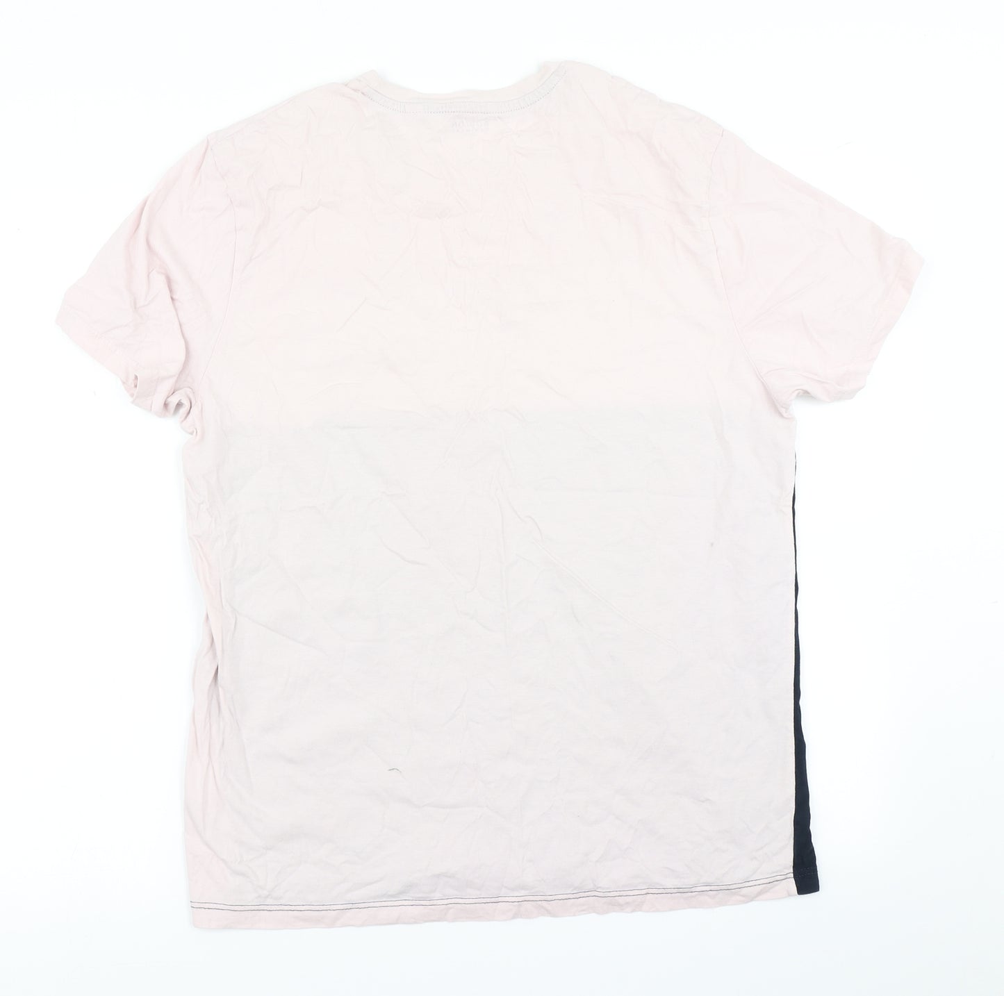 Burton Mens Pink Colourblock   T-Shirt Size L
