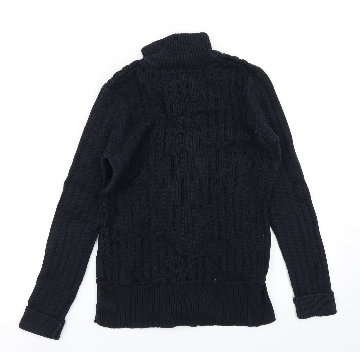 H&M Womens Blue  Knit Cardigan Jumper Size L
