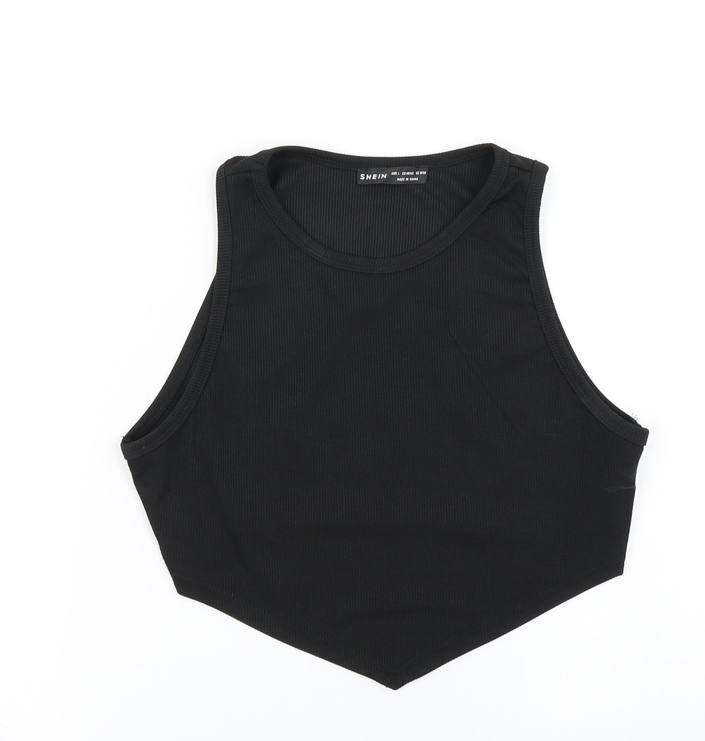 SheIn Womens Black   Cropped Tank Size L