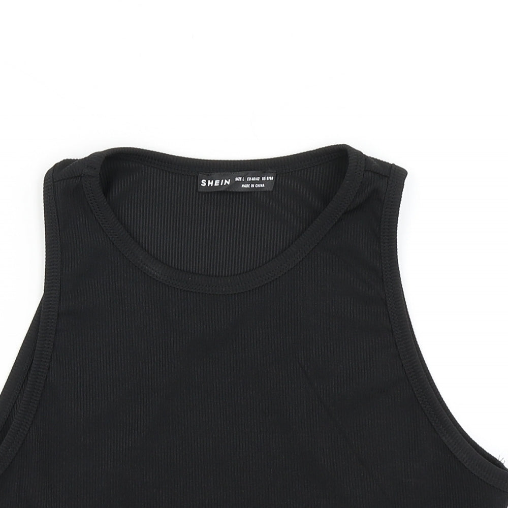 SheIn Womens Black   Cropped Tank Size L