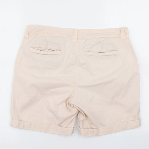 Old Navy Womens Pink   Chino Shorts Size 10