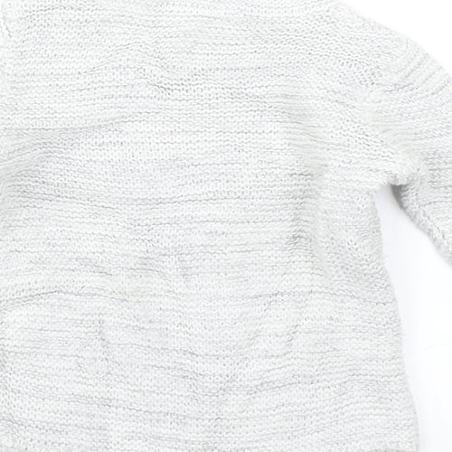 George Girls Grey  Knit Pullover Jumper Size 0-3 Months