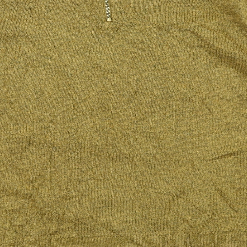 H&M Womens Green  Knit Pullover Jumper Size M
