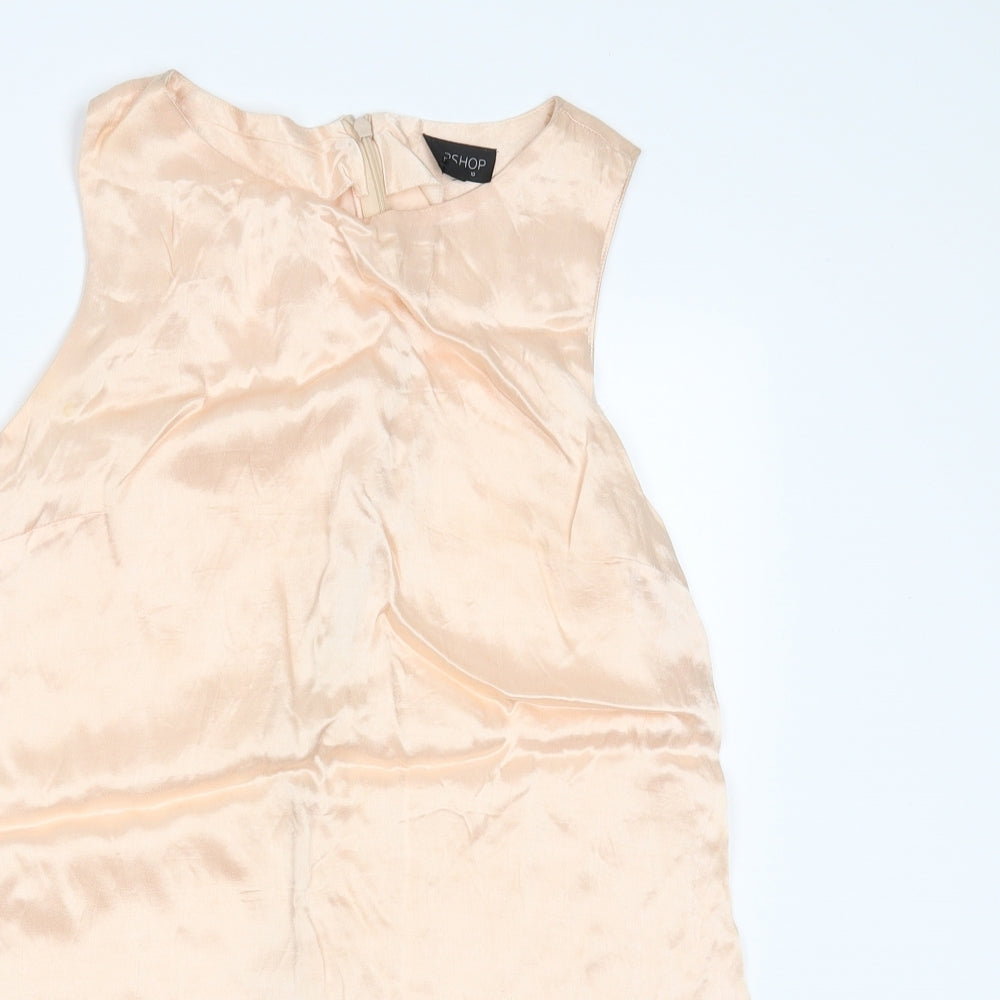 Topshop Womens Gold   Basic Tank Size 10