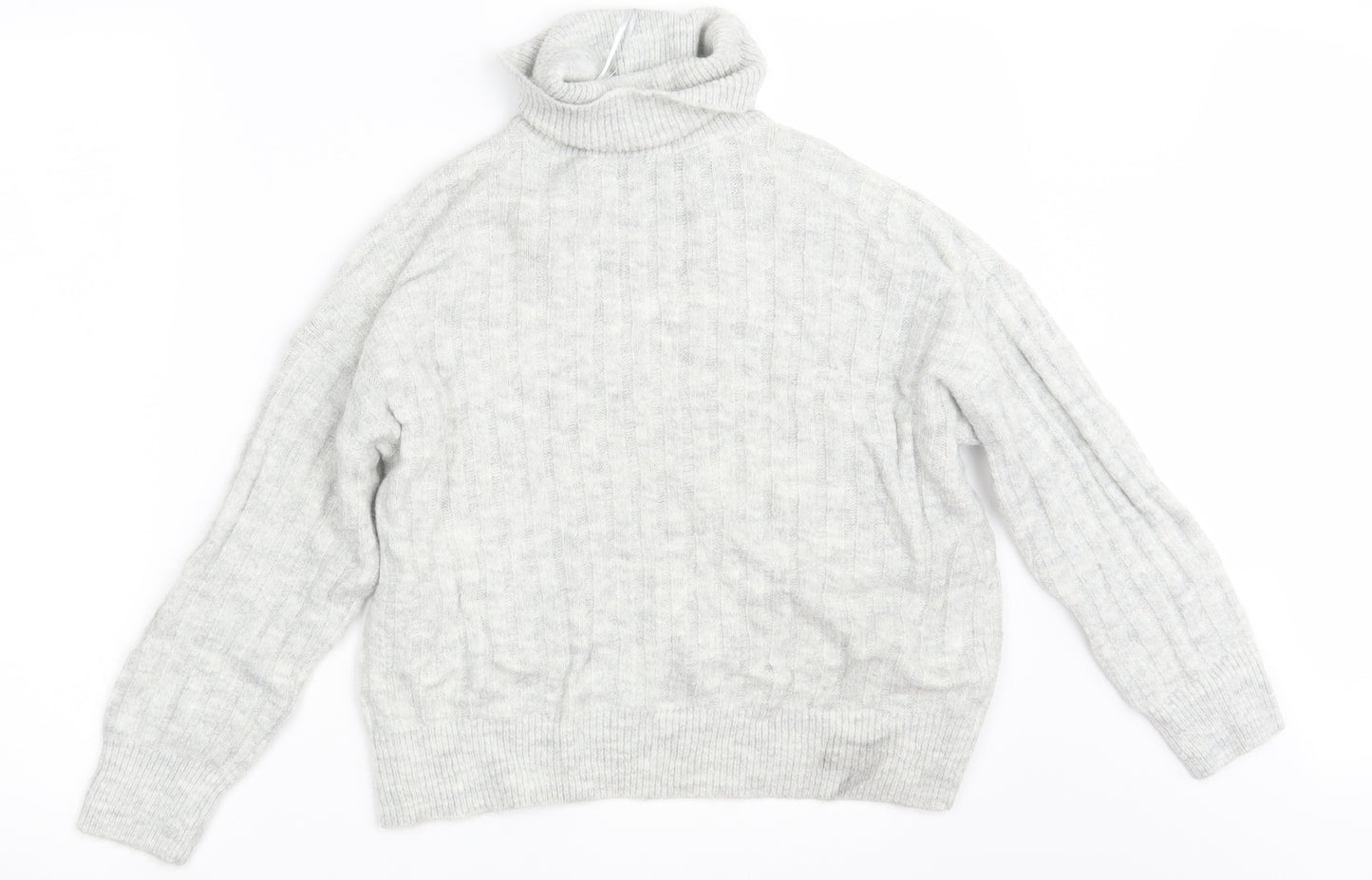 George Womens Grey  Knit Pullover Jumper Size S