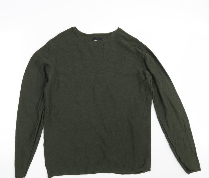ONLY & SONS Mens Green Pullover Sweatshirt One Size