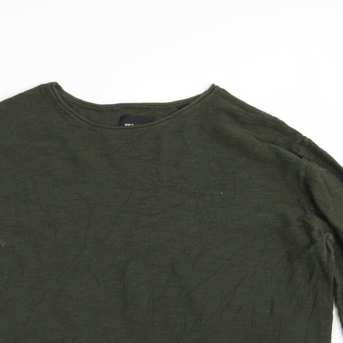 ONLY & SONS Mens Green   Pullover Sweatshirt One Size