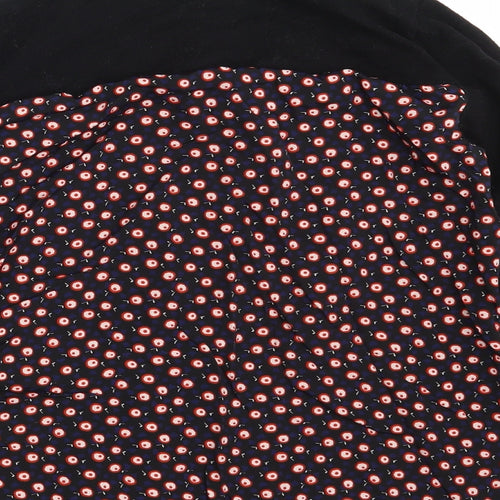 Oasis Womens Black Polka Dot  Pullover Jumper Size S