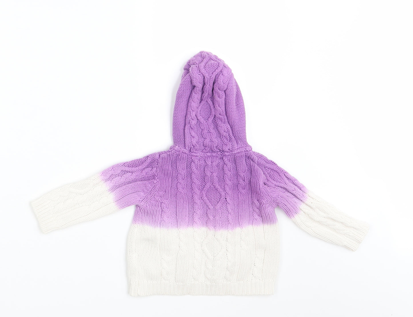 Sugar Pink Girls Multicoloured  Knit Cardigan Jumper Size 6-9 Months