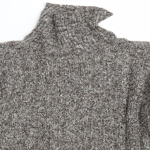 New Look Womens Brown  Knit Pullover Jumper Size S