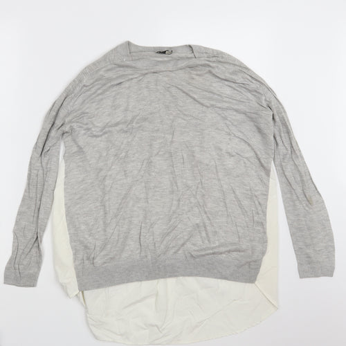 ASOS Womens Grey   Pullover Sweatshirt Size 12