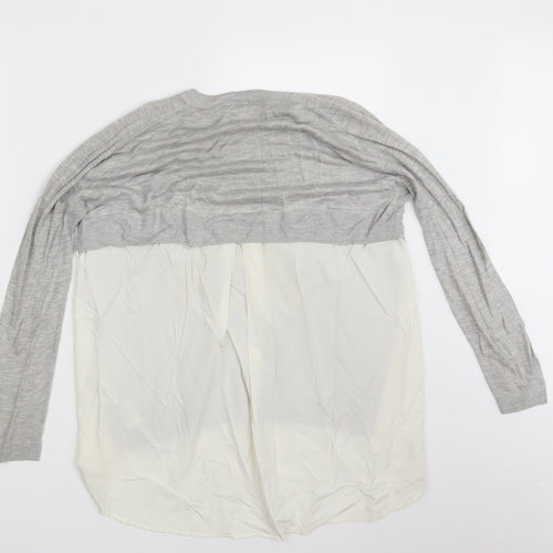 ASOS Womens Grey   Pullover Sweatshirt Size 12