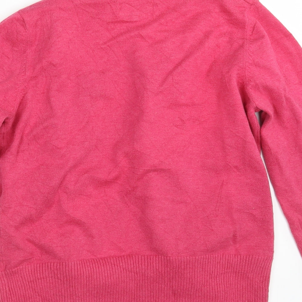 Mistral Womens Pink  Knit Cardigan Jumper Size 16