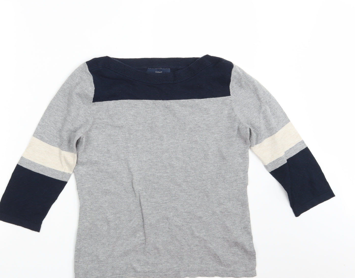 NEXT Womens Grey  Knit Pullover Sweatshirt Size 12