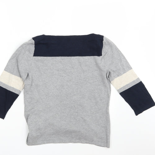 NEXT Womens Grey  Knit Pullover Sweatshirt Size 12