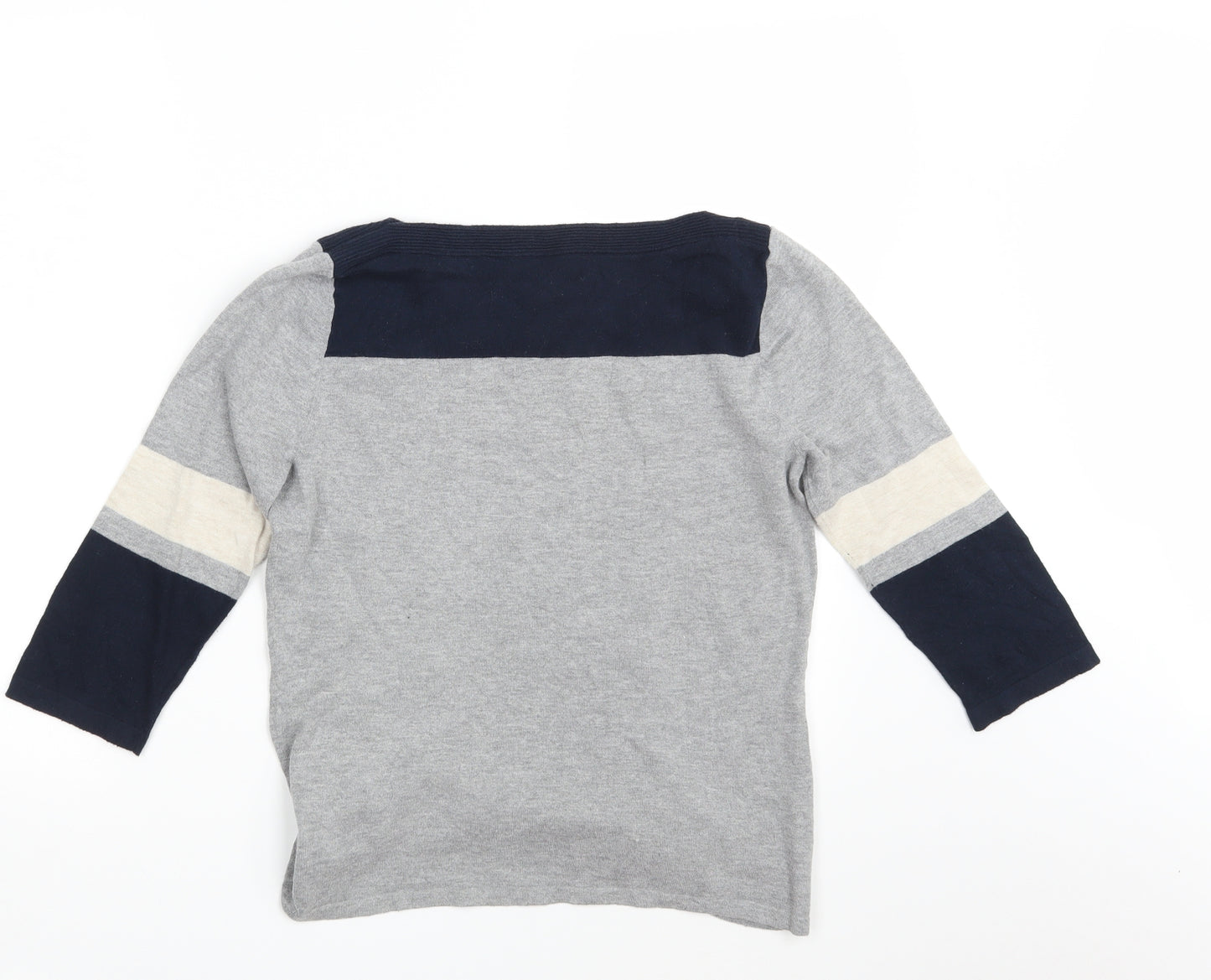 NEXT Womens Grey  Knit Pullover Sweatshirt Size 12