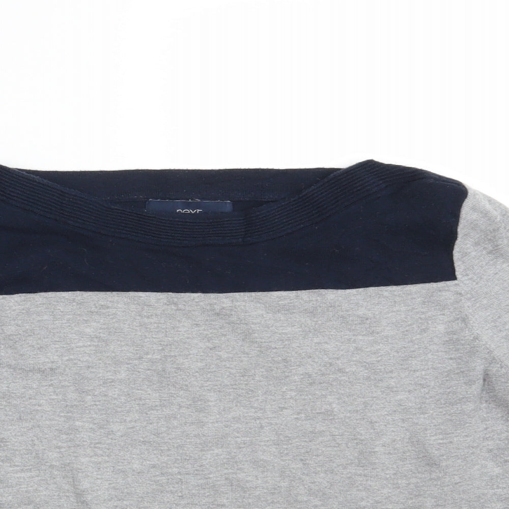 NEXT Womens Grey  Knit Pullover Sweatshirt Size 12