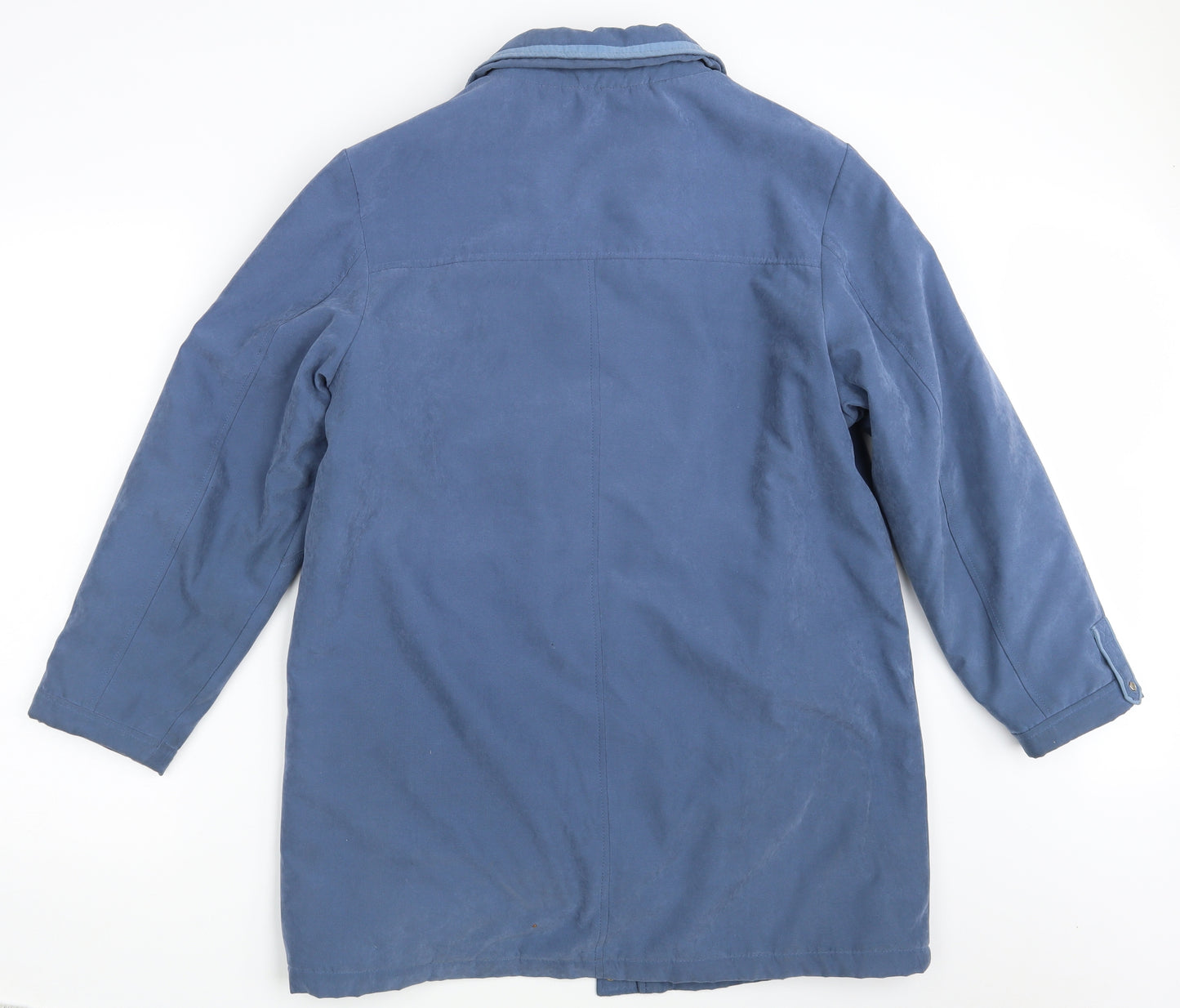 Katherine Hammond Womens Blue   Overcoat Coat Size 14